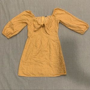 Charlotte Russe Yellow Striped Sundress